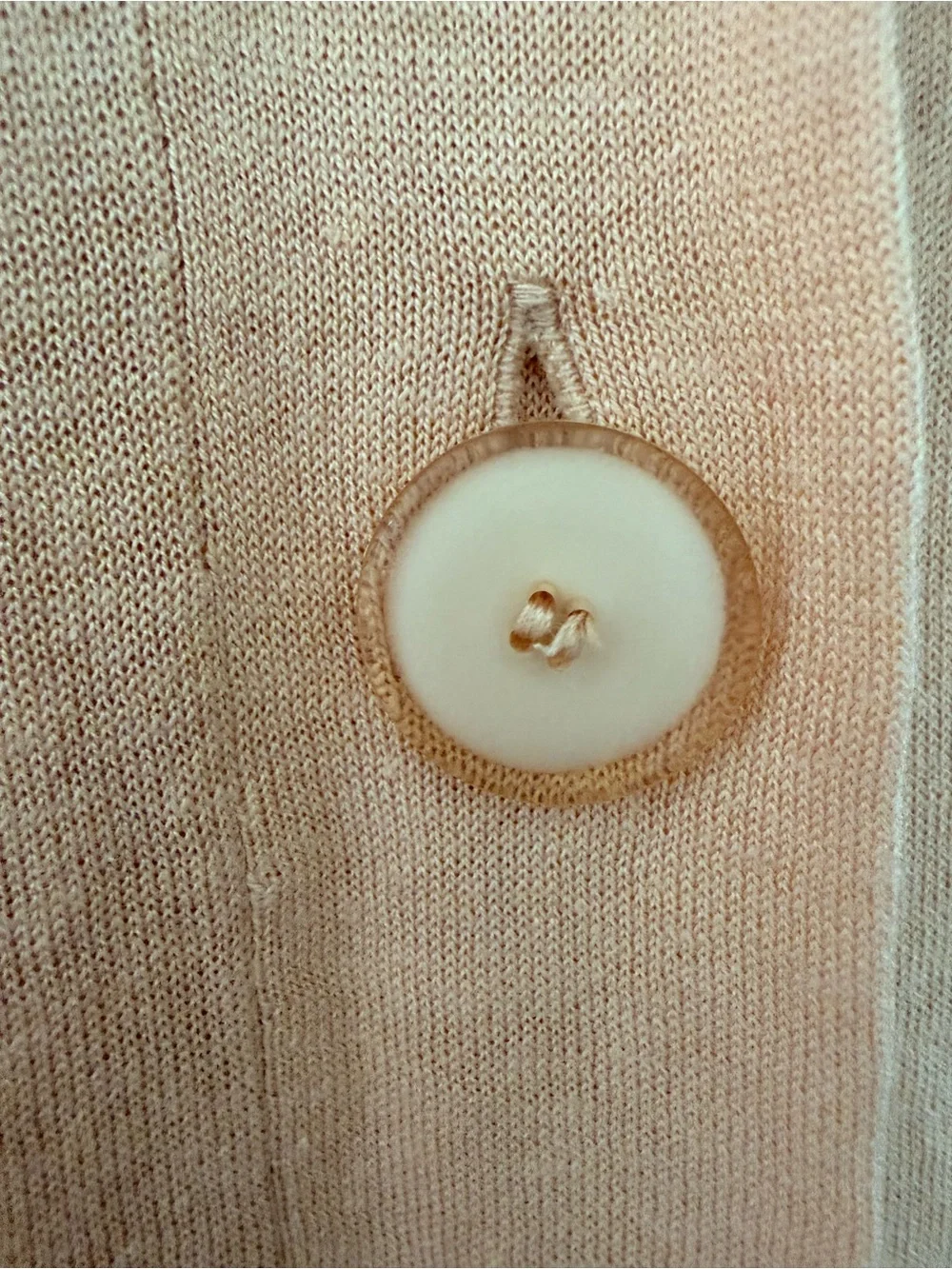 J. Crew Peach Button-Front Shawl Collar Cardigan